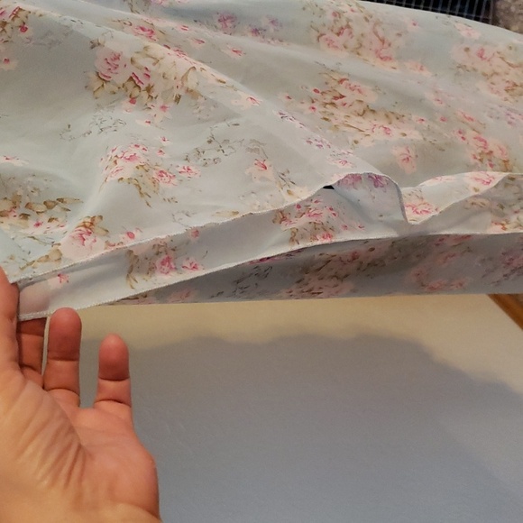 Kimono Sheer Floral Light Blue - Picture 3 of 6